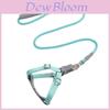 Pet Dog Leash With Macaron Color Chest Harness For Small To Medium Dogs