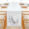 Christmas Decorations 182x33cm Nordic Style Table Cloth Christmas Tree Pattern Tablecloth Rectangle 