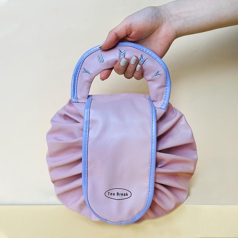 Lazy Cosmetic Bag Large Capacity Portable Storage Bag Travel Storage Bag Drawstring Drawstring Bag Waterproof Wash Bag