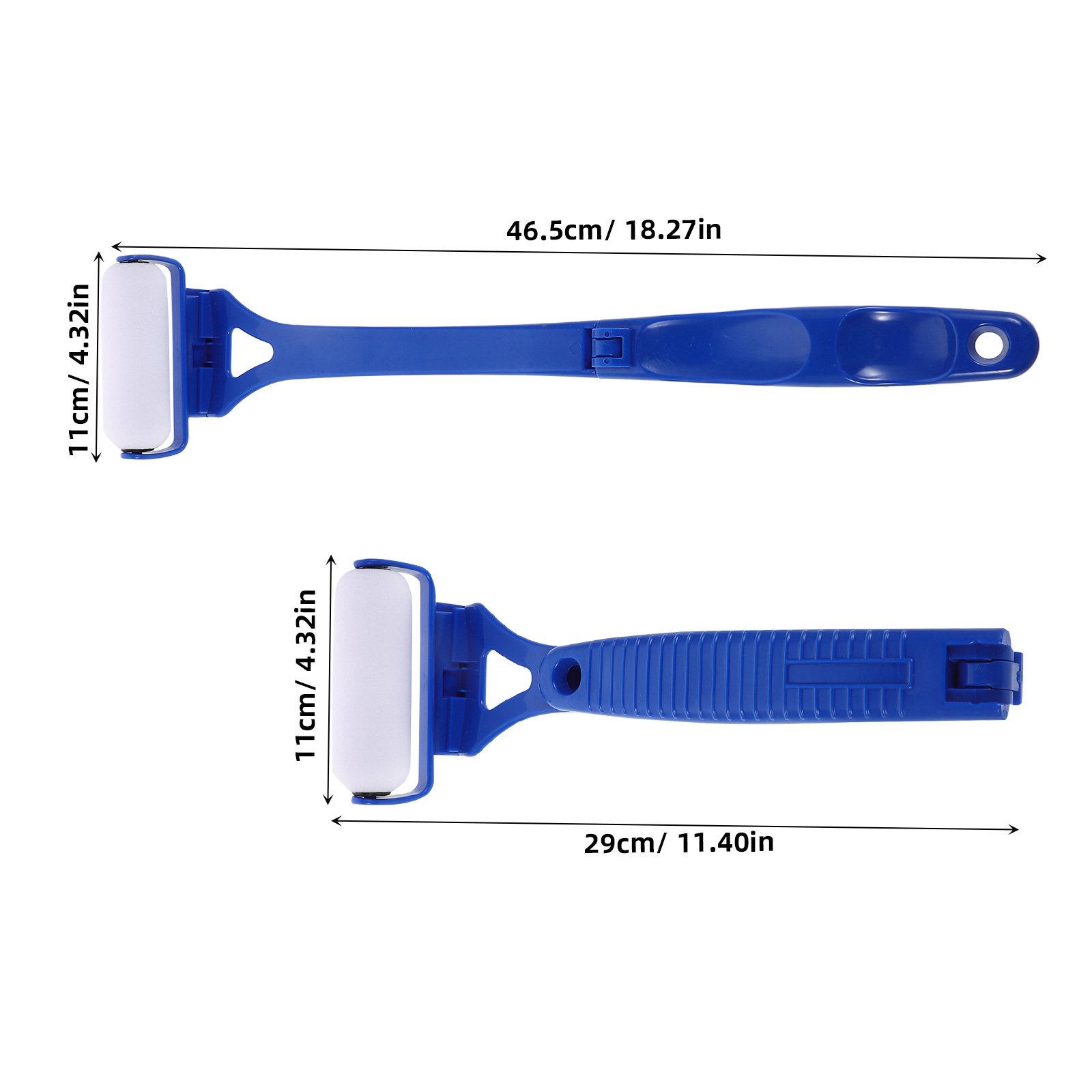 

1Set Back Lotion Applicator Foldable Handle Sunscreen Moisturizer Cream Roller Self Tanner Reacher Body Lotion Tool for Men синий
