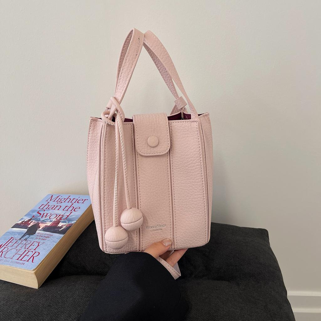 Handbag, Small Handbag, Simple Bucket Bag, Single Shoulder Crossbody Bag