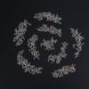 300Pcs Elegant Eye Screw Pins Strong Silver Screw Eye Bolts for DIY Jewelry Design Necklace Bracelet Keychain Craft Supplies