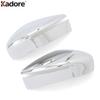 Rearview Mirror Cover Trim For Nissan Leaf 2017 2018  Chrome Door Side Wing Mirrors Cap Frame Covers Car Accessories