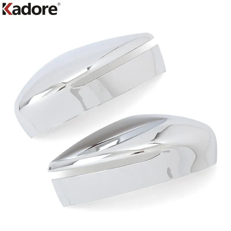 Rearview Mirror Cover Trim For Nissan Leaf 2017 2018 Chrome Door Side Wing Mirrors Cap Frame Covers Car Accessories
