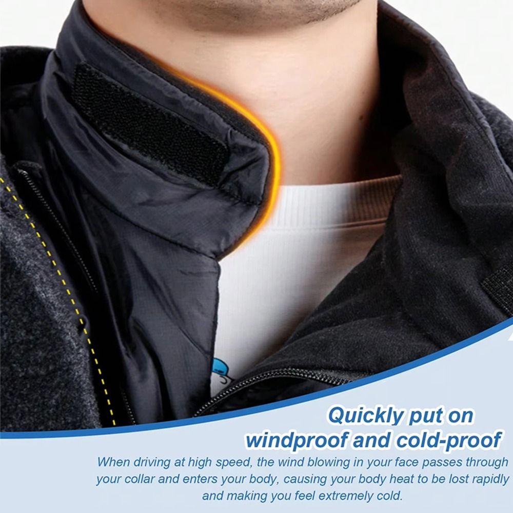 Winddichter Winter-Motorrad-Nackenschal Kurz/Lang Nackenschutz Tragbare Brust-Schulter-Weste Ski
