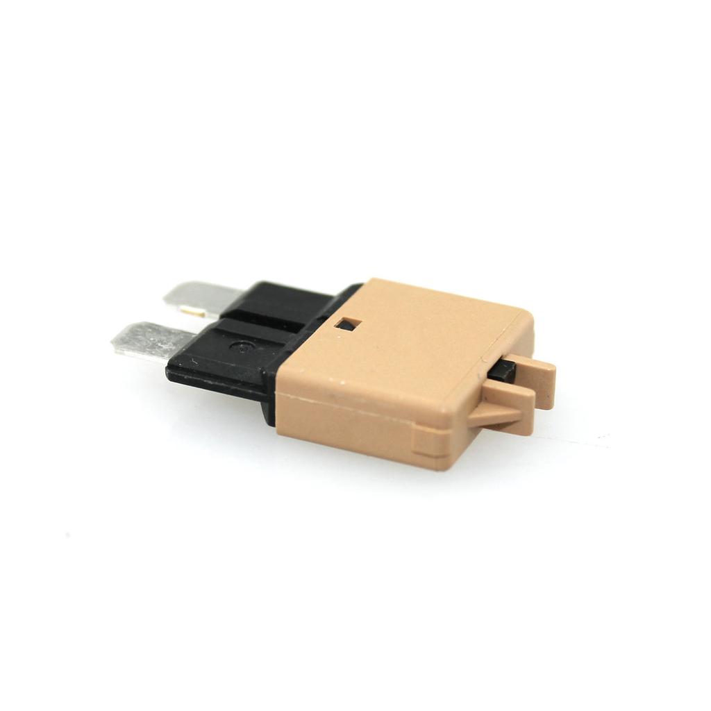 5A 10A 15A 20A 25A 30A Manual Reset Fuse Circuit Breaker with Button for BMW Cars Motorcycle Truck In Line Car Fuse Holder