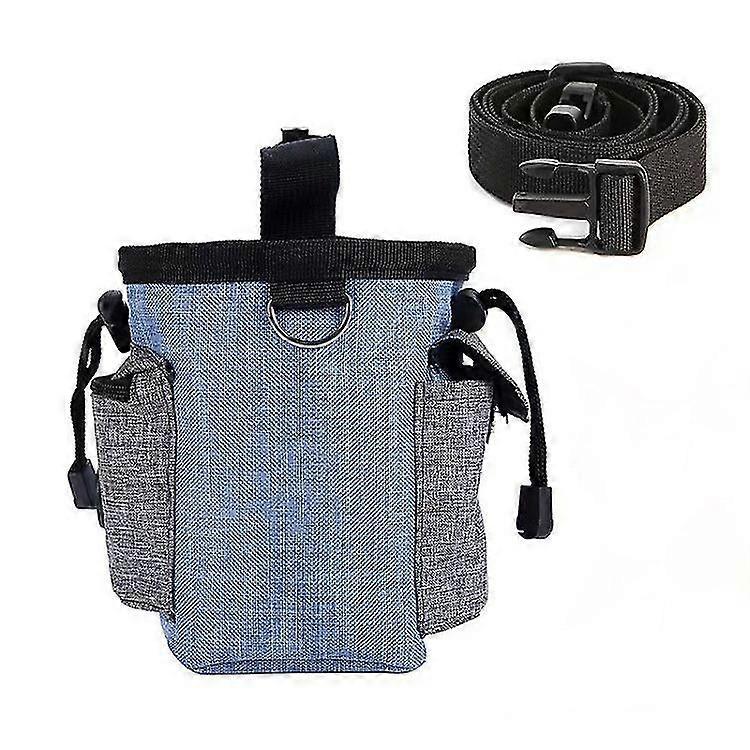 Training Bag, Suitable For Small To Large Dogs, 1 Pancake Blue