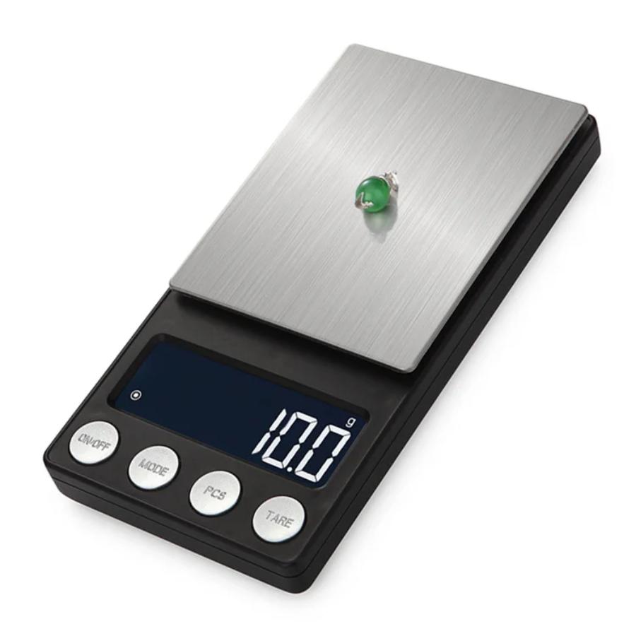 

Цифровые карманные мини-весы с точностью 0,01 г, ЖК-дисплей, ювелирные изделия, золотые бриллиантовые аксессуары, граммовые весы для кухни 1000 г 500g-0.1