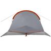 Trekking Tent Gray and Orange 4 Person