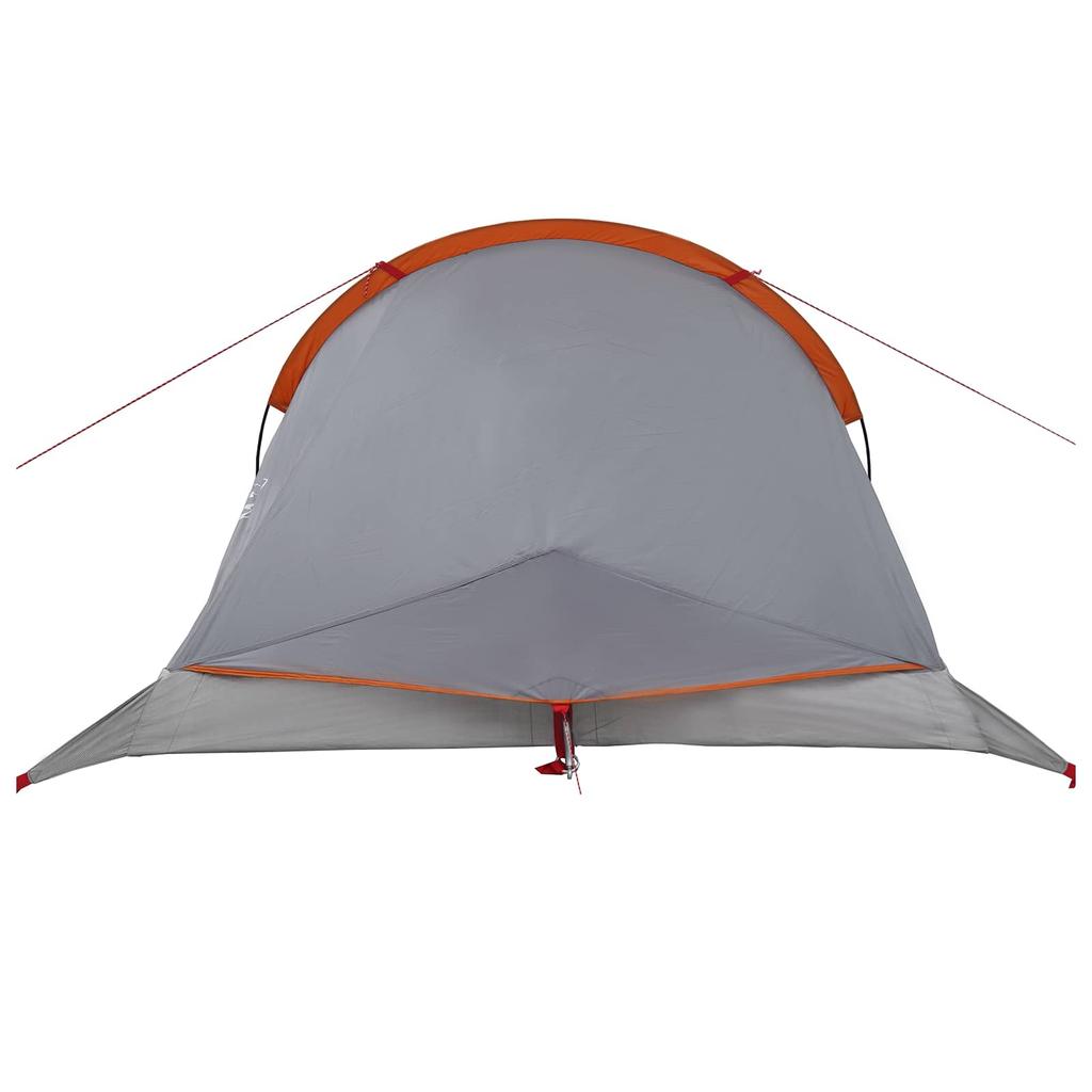 Trekking Tent Gray and Orange 4 Person
