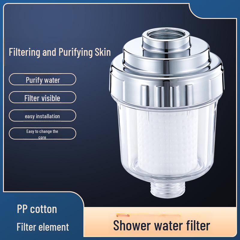 Hot Water Purifier Shower Head with Softener and Filter