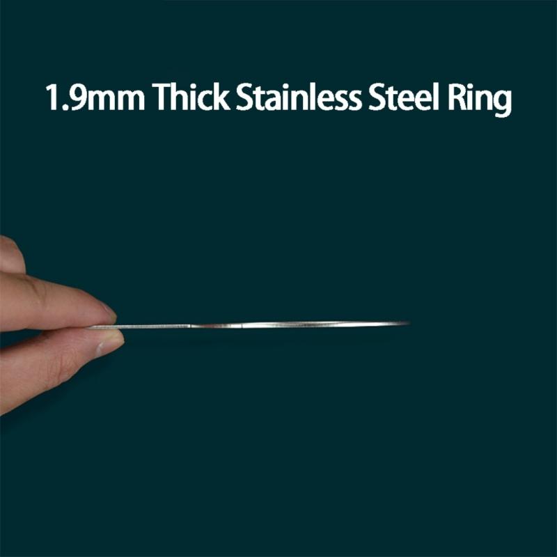 4PCS Stainless Steel Drink Rings Drinkware Rings Cup Rings Multifuntional Use Suitable for Milk Foams Coffee Creation