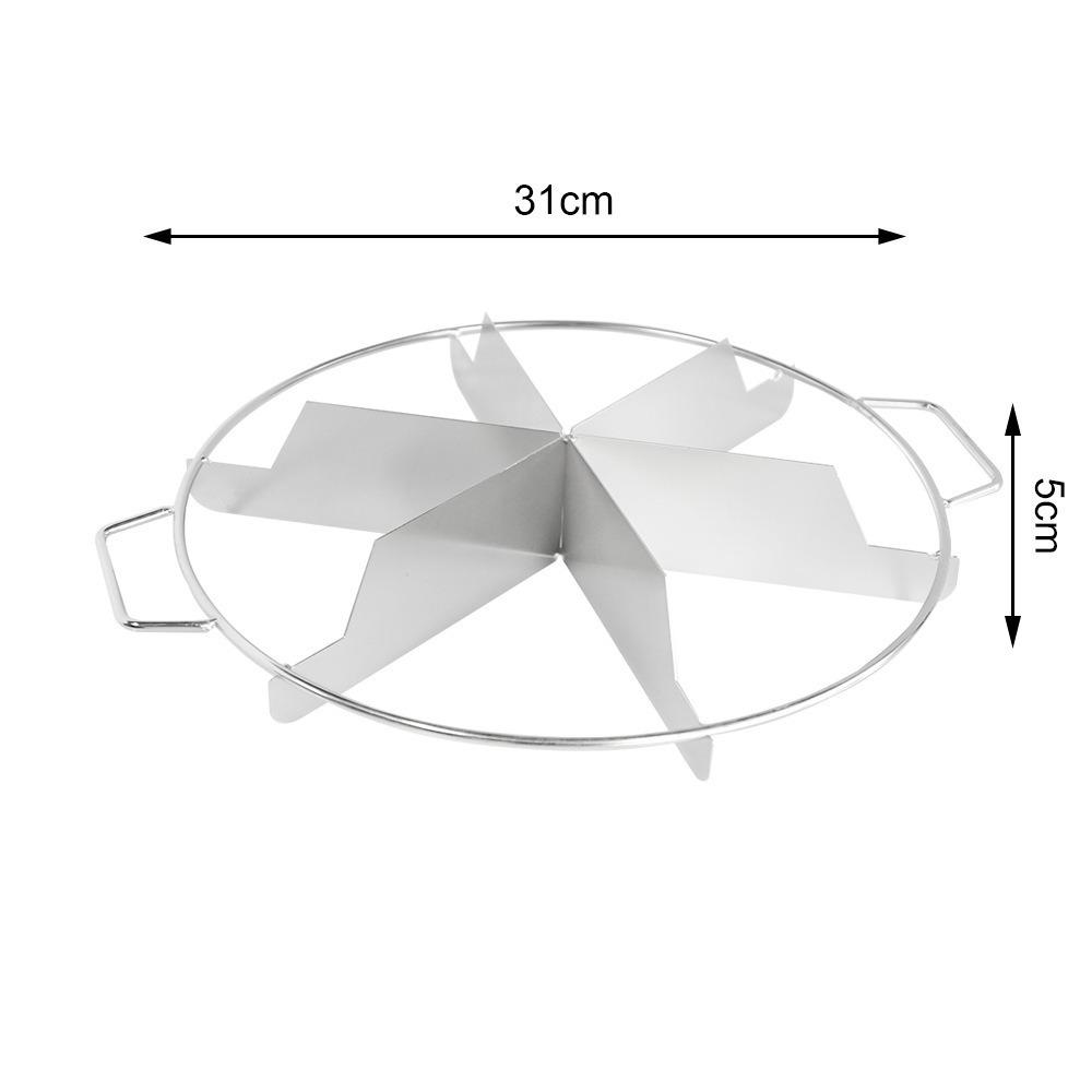 

Stainless Steel Pizza Slicer 6/7/8-Slice Cake Cutter New Slicers Kitchen 6 Copies