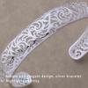 Female Bangle Opening Bracelet Decoration Hollow Out Fashion Jewellery Girlfriend Birthday Bracelets Engagement Casual