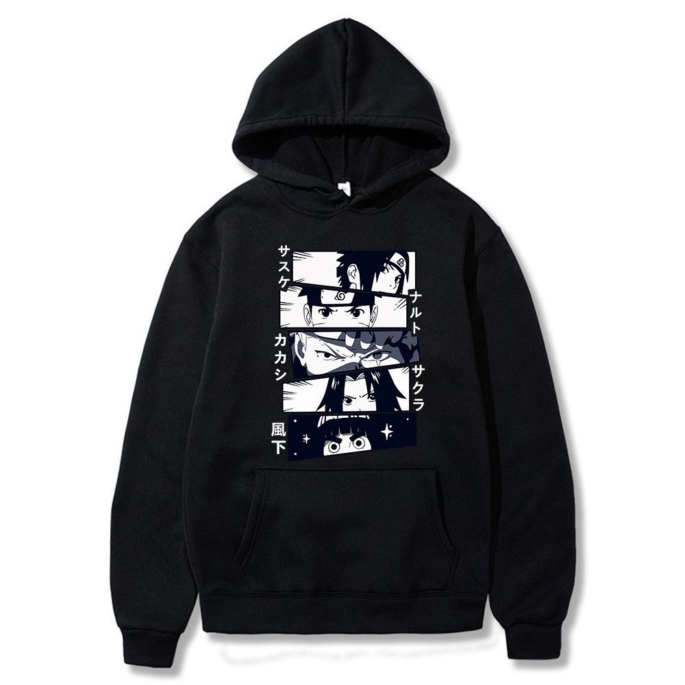 Sweater Naruto Print Hooded Sweater for Men and Women