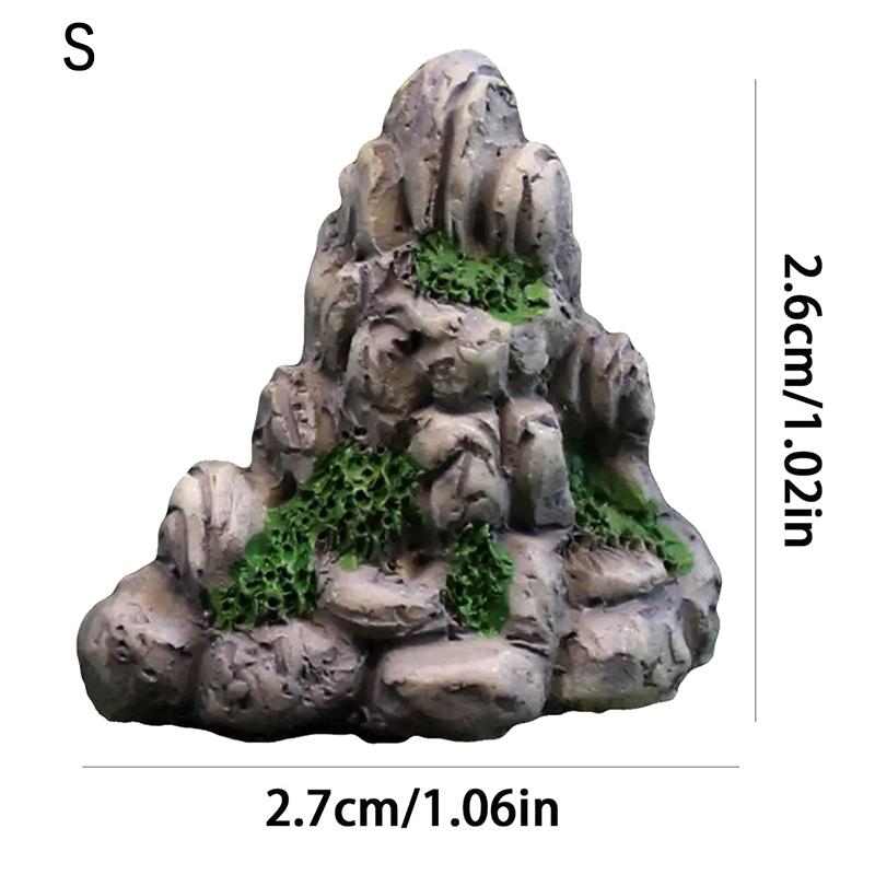 Mini Mountain Miniature Fake Stone Artificial Hill Toys Bonsai Ornaments Fairy Garden Accessories Home Decoration Aquarium Rock