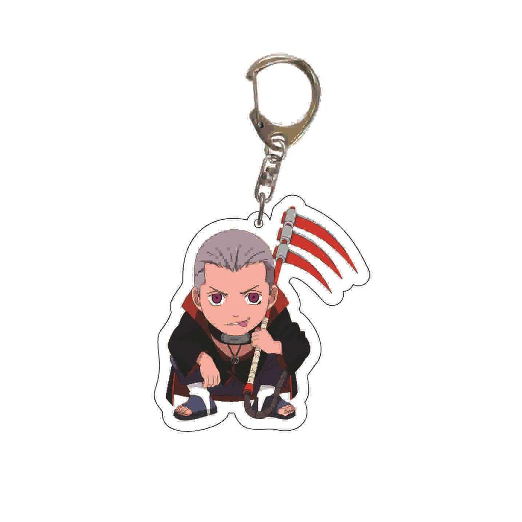 Naruto Akatsuki Pain & Sasuke Acrylic Keychain Pendant