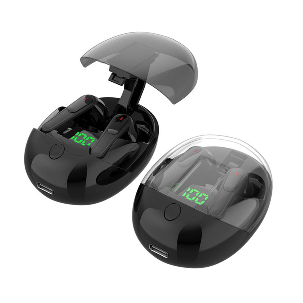 Bluetooth Headphones Ear Buds With LED Power Display Charging Case Earphones In-Ear Earbud With Microphone For Phone & Computer