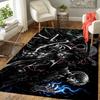 1Pc Dark Fantasy Battle Scene Rug, Office Carpet Indoor Outdoor Doormat, Non-Slip, Comfortable, Living, Christmas Halloween,  Xmas Gift S1263