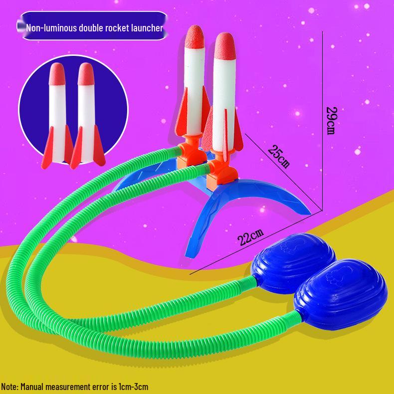 Light-Up Foot Launcher: Skyrocket Rocket Toy for Kids