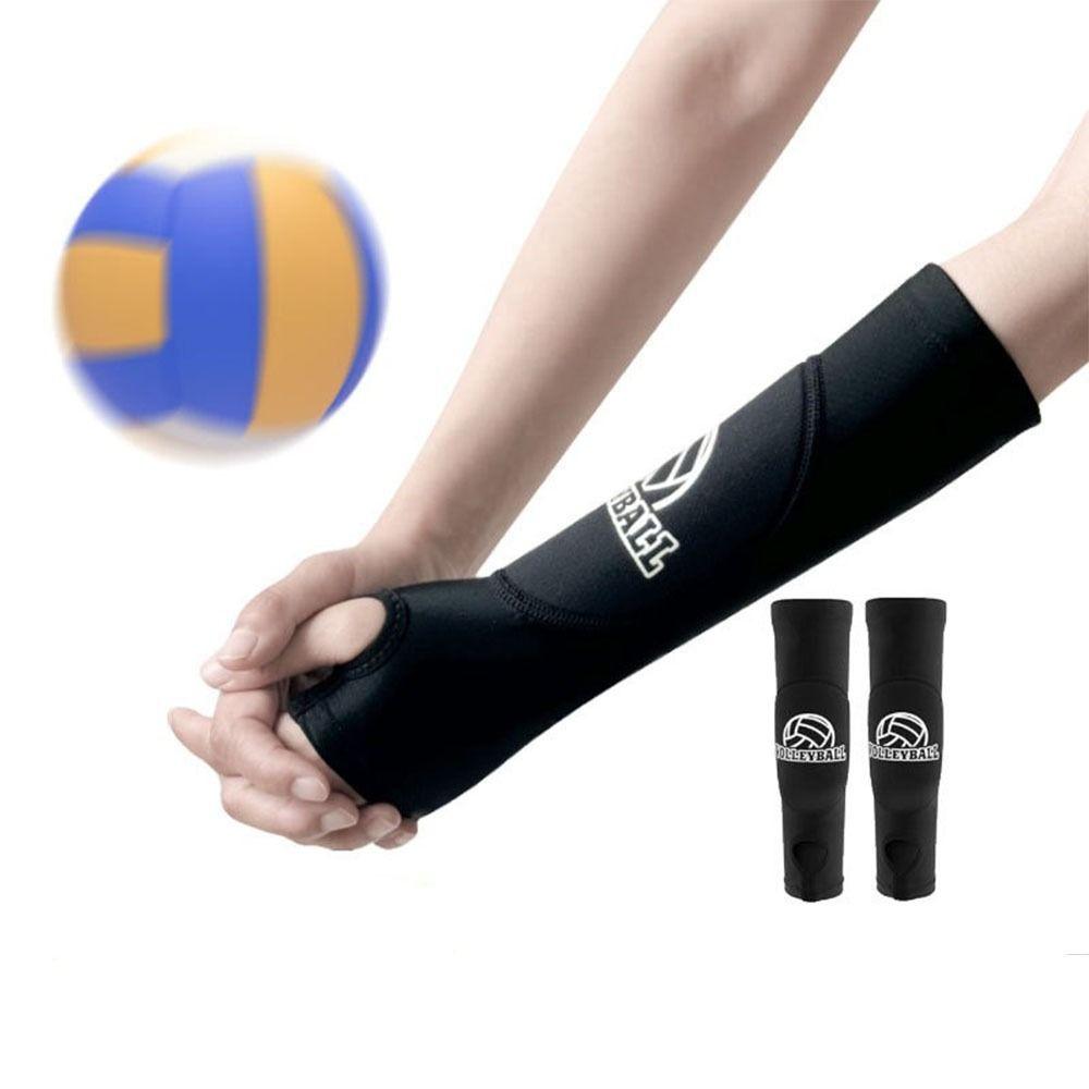 1Pair Elastic Volleyball Arm Sleeves Compression Forearm Sleeves Sports Arm Guard  Basketball