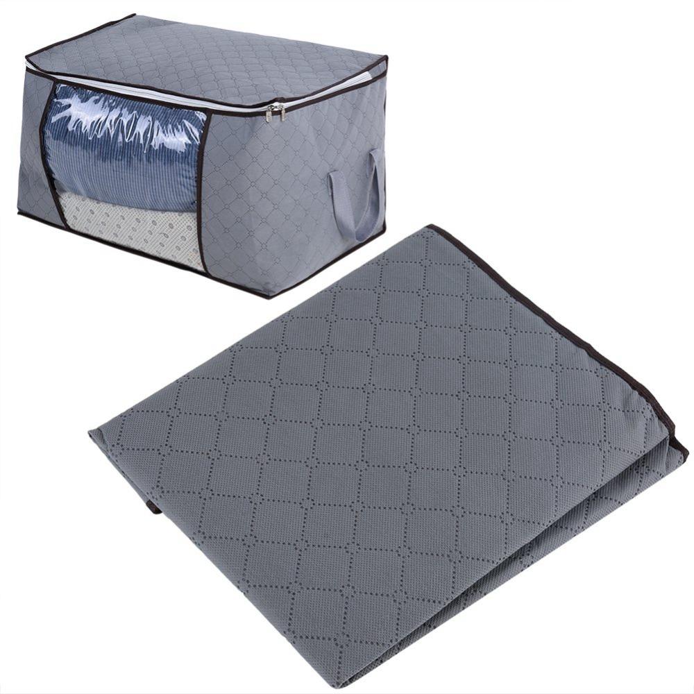 Large Zippered Storage Bag Durable Foldable Storage Bag Seasonal Storage Storage Bag  For Quilt
