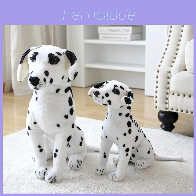 Realistic Dog Plush Toy With Short Fur For Kids And Collectors