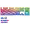 Xiaomi 132 Keys Green 5 Sides Dye Sublimation PBT Keycaps Cute MOA Profile Keycaps for Cherry Gateron MX Switches Mechanical Keyboards
