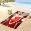 Crvena zvezda Print Beach Towel, Large Soft Quick Dry Towel for Beach Camping Swimming