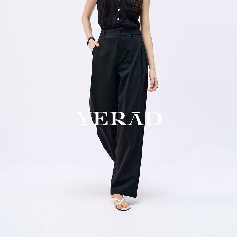 YERAD Women's Slim Straight-Leg Wool Blend Pants