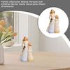 Mother Daughter Figurines Resin Parents And Children Sculpture Decoration Family Theme Hand-Painted Couple Statues Home Decor