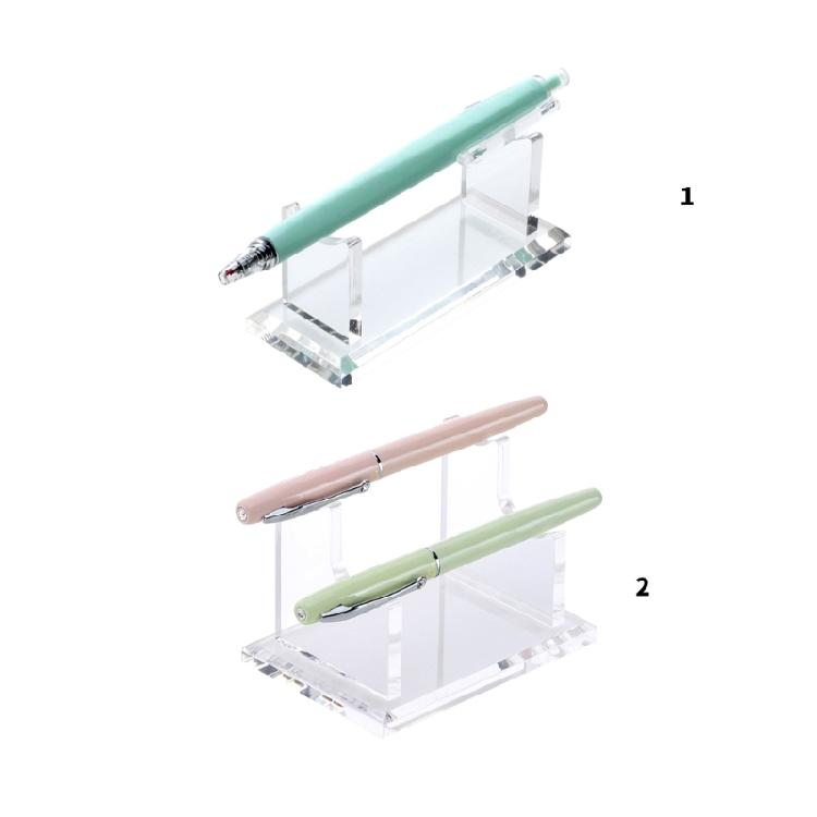 Practical Acrylic Pen Organizers Pen Holders Tray Pen Display Rack With Clean Lines Enhances Offices And Home Aesthetics
