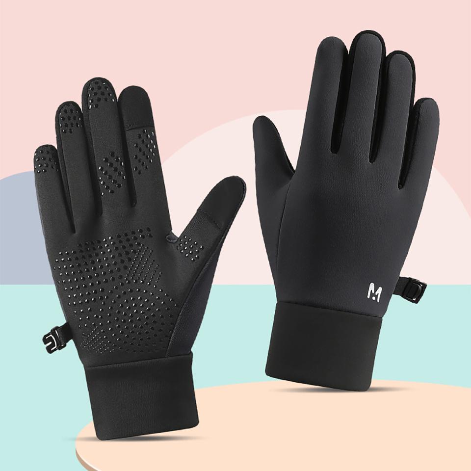 

GTUBIKE Kids Cycling Gloves Sports Winter Thermal Boys Girls Children Windproof Anti-Slip Touchscreen Gloves Age 3-15 s L (6-9 years)