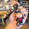 New Crayon Shin-Chan Keychain Anime Figures Colorful Series Surfing Cartoon Car Key Chain Kids Toys Fans Gift Ornament