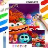 Inside Out Characters Oil Painting Kit Digital Painting Art Handmade Diy Home Room Decorations