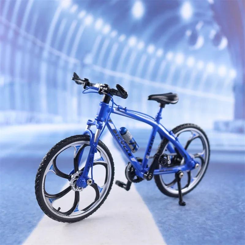 1:10 Mini Model Alloy Bicycle Toy Finger Mountain Bike Pocket Diecast Simulation Metal Racing Funny kids Toys For Children