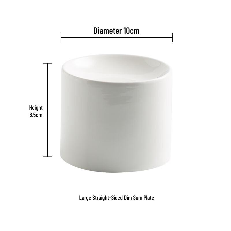 Ceramic High-Footed Dessert Plate