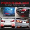 2Pcs LED Car Rear Bumper Reflector Light for Honda Civic Sedan/4DR 2013 2014 2015 Fog Warning Light Accessories