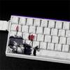 Professional PBT Keycaps MXes 60/68Keys Dyes Sublimated Plums Flower Pattern Ergonomic OEM Profile Computer Access