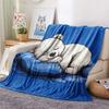 Polar Bear Print Flannel Blanket, High quality Comfortable for All Seasons, Home Decor, Warmth and Comfort, Perfect for Christmas Gifts