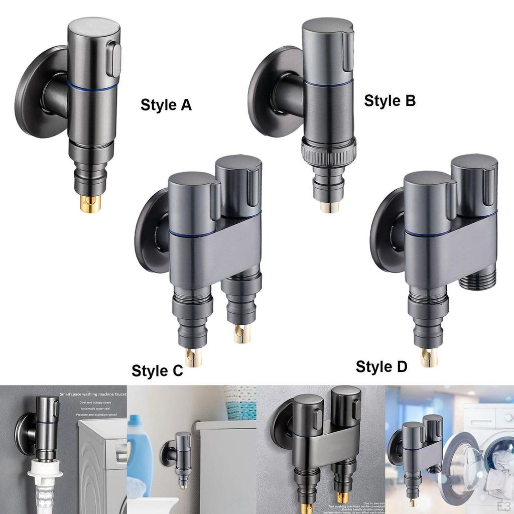 Edelstahl Wasserhahn für Waschmaschine mit einfacher Installation