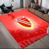 FC Energie Cottbus Flannel Pattern Square Carpet,Area Rug,Carpet Rug for Living Room Bedroom Sofa Playroom Decor,Non-slip Floor Mat