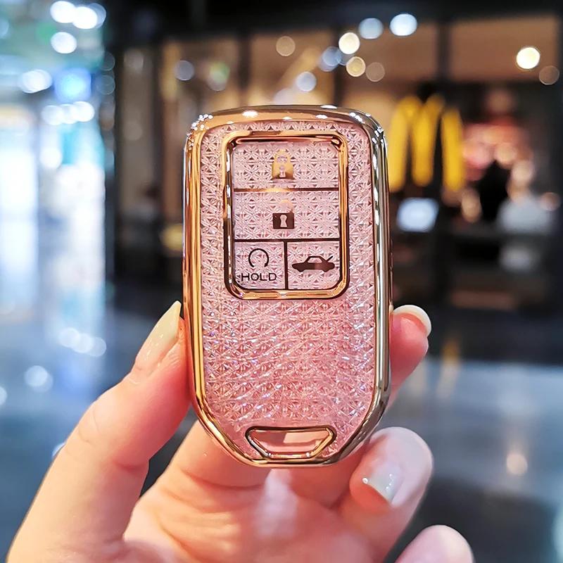 Suitable For Honda Keycase Civic Accord Crv Avancier Urv Spirit Envix Inspire Breeze Keycover Key Shell Keychain Car Buckle
