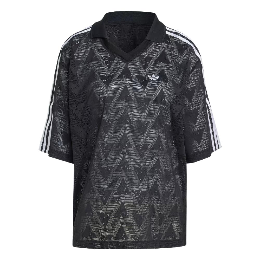 

Adidas Originals Кружевной мягкий вязаный футбольный джерси Женские топы KD0344 XS