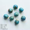 Flower glaze blue ceramic beads loose beads handmade DIY necklace accessories material beads