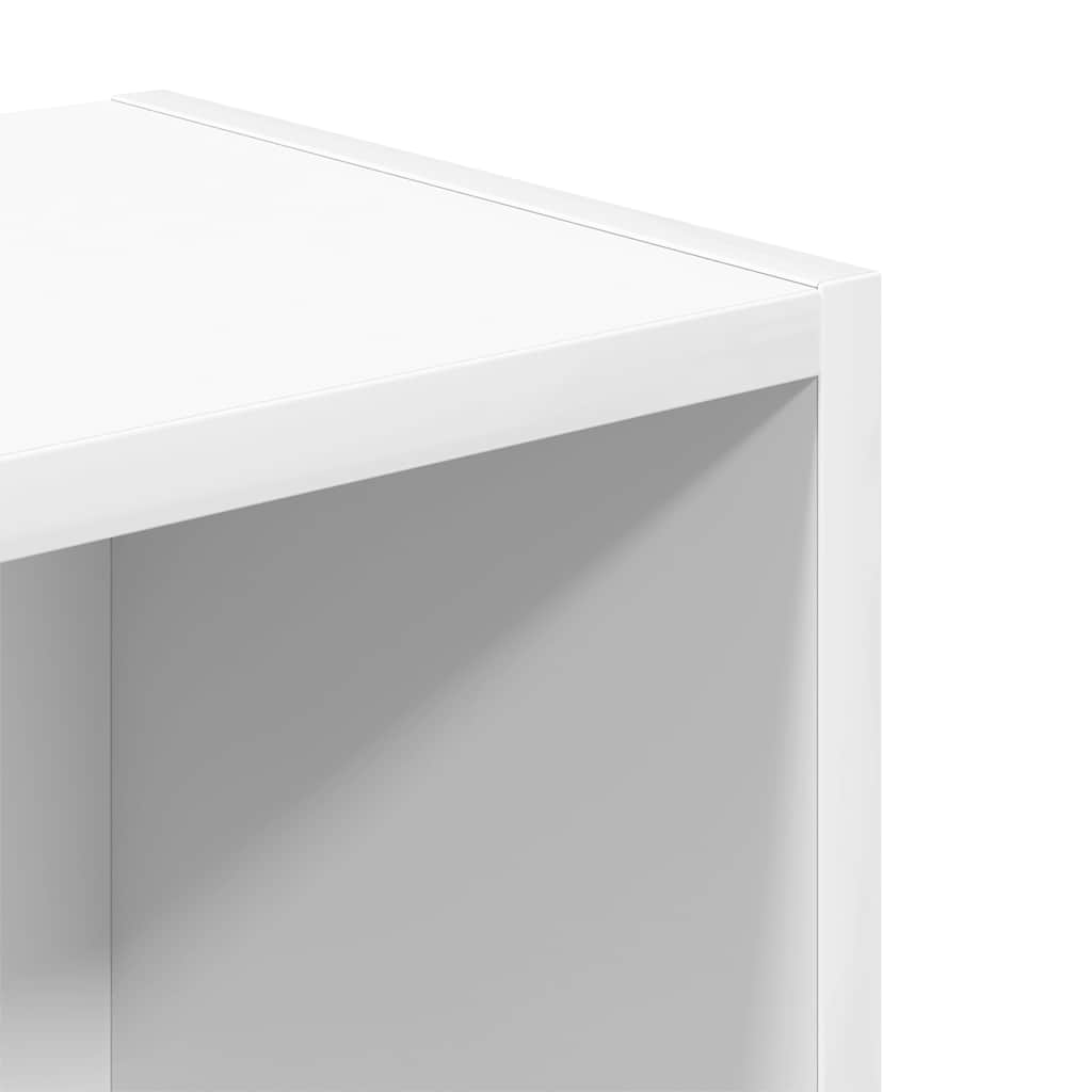 Bookshelf White 31 X 24 X 77 Cm Engineered Wood