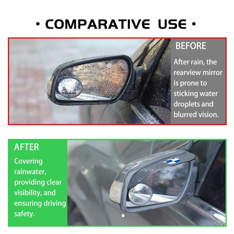 2pcs Car Protector Rearview Mirror Rain Eyebrow Stickers For BMW M3 M5 X3 E93 F10 F20 F30 F40 F15 F25 F26 F31 F49 F86 MLR3