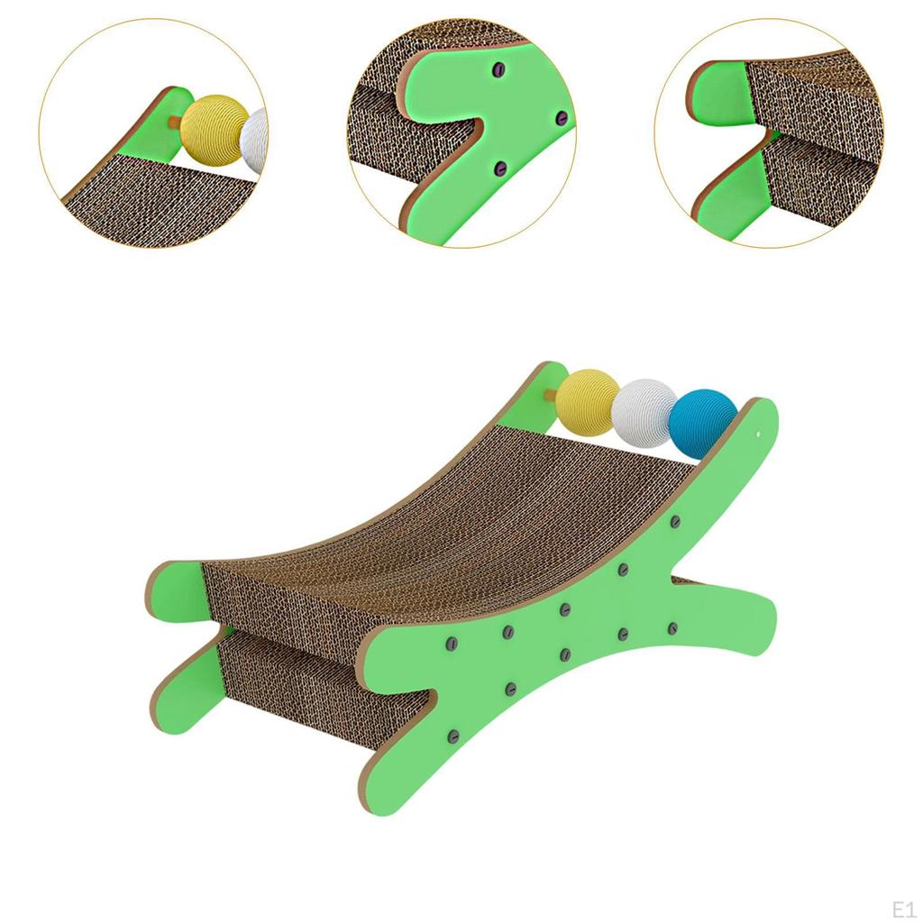 Katzenkratzsofa Kratzpappe Kratzliege Bett Kratznest zum Schlafen Ausruhen