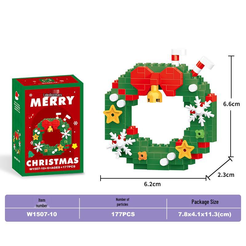 Santa Claus Micro Bricks Educational Toy - Compatible with LEGO, Building Blocks for Kids