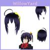 Love Chunibyo Other Delusions Takanashi Rikka 30cm Purple Cosplay Wig